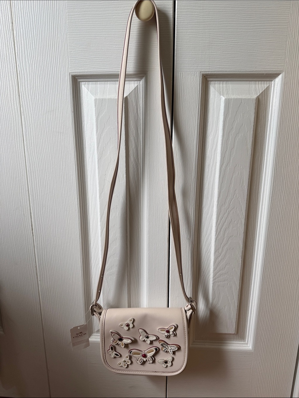 Coach Butterfly Appliqué Crossbody Bag - Blush